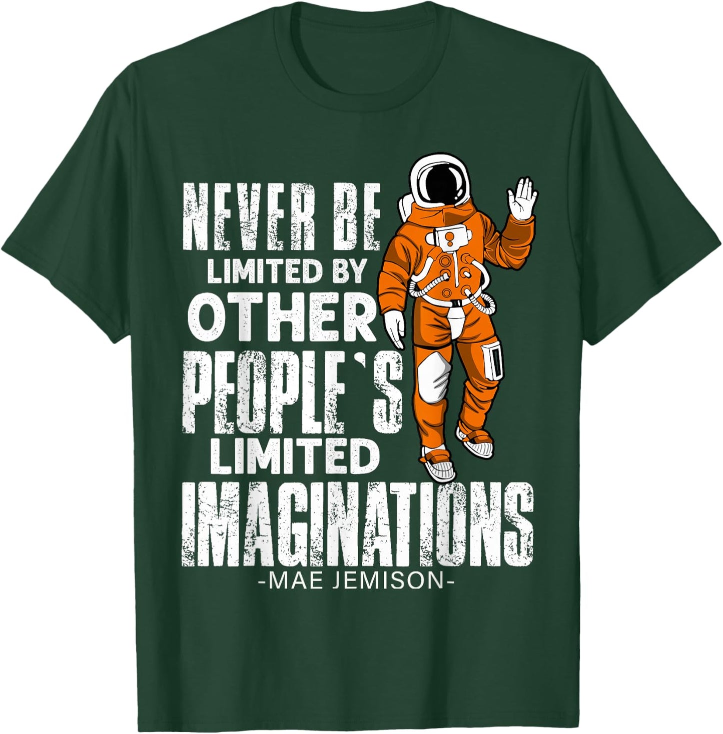 Mae Jemison First African American Black Woman Astronaut T-Shirt - T-Shirt | Forest