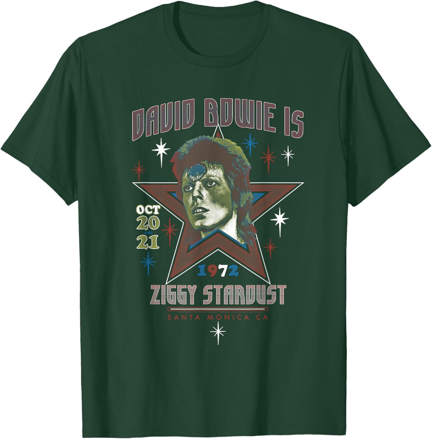 David Bowie - David Bowie is Ziggy Stardust T-Shirt - T-Shirt | Forest
