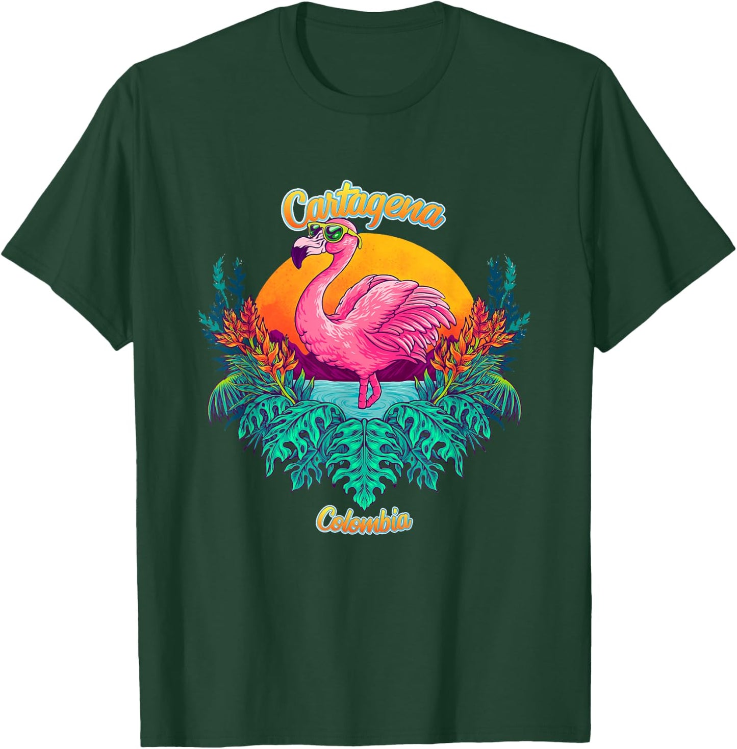 Cartagena Souvenir - Colombia Reminder T-Shirt - T-Shirt | Forest