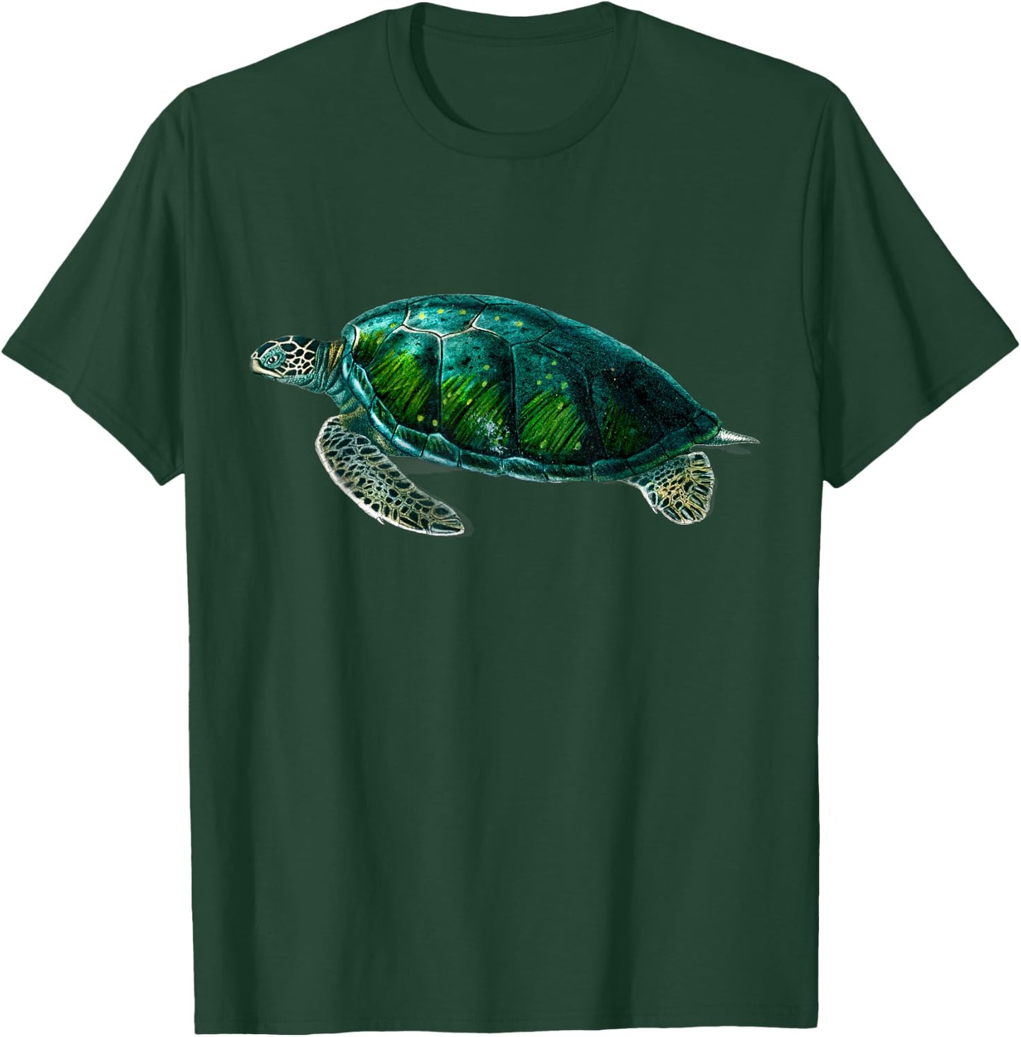 Aquarell | Sea Turtle T-Shirt - T-Shirt | Forest