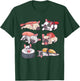 Funny French Bulldog Japan Sushi Lover Gift Men Women Kids T-Shirt - T-Shirt | Forest