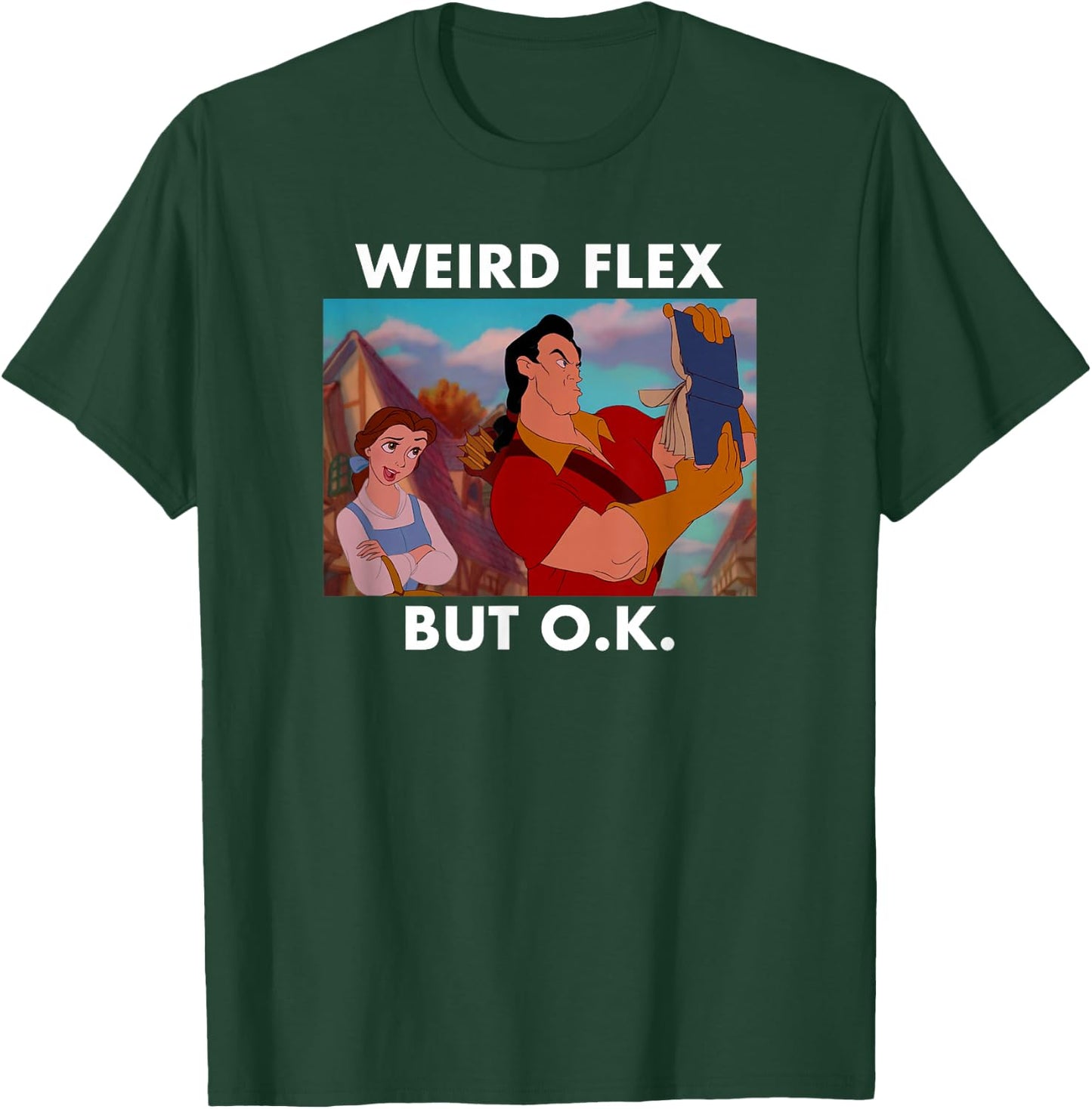 Disney Beauty and the Beast Gaston Panel Weird Flex But O.K. T-Shirt - T-Shirt | Forest