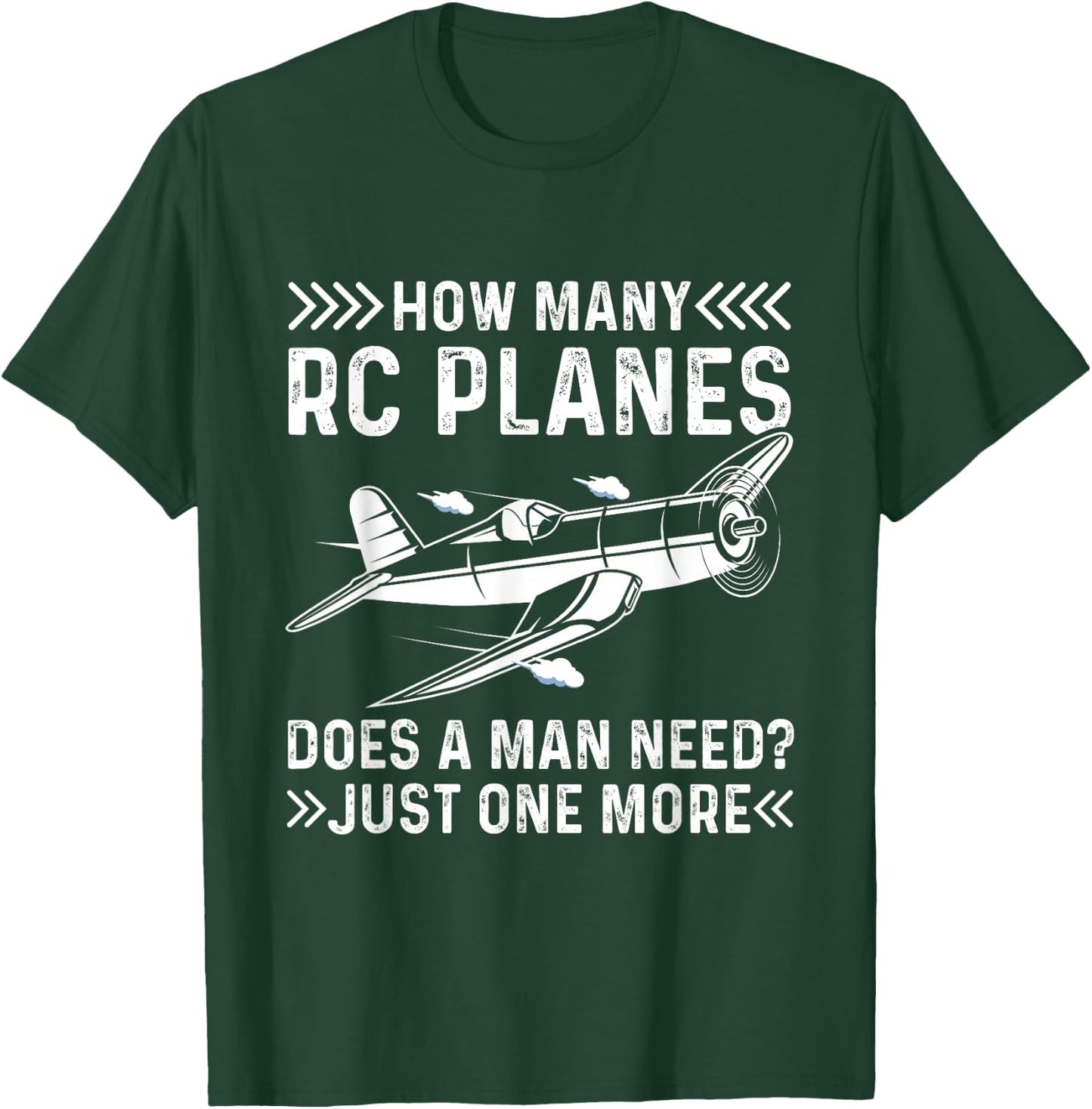 RC Plane Pilot Remote Controlled Glider RC Airplane T-Shirt - T-Shirt | Forest