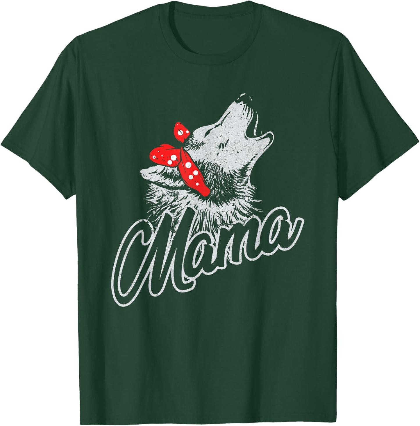 Mama Wolf Mother's Day Gift Wolf Lovers T-Shirt - T-Shirt | Forest