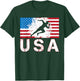USA Track and field team American flag US men women kids T-Shirt - T-Shirt | Forest