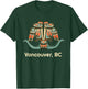 Vancouver British Columbia Canada Thunderbird BC Haida Art T-Shirt - T-Shirt | Forest