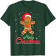 Merry Christmas Gingerbread Man - Cookie Baking Bakers Team T-Shirt - T-Shirt | Forest