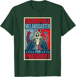 2024 Election Scientist Biologist Drosophila Melanogaster T-Shirt - T-Shirt | Forest