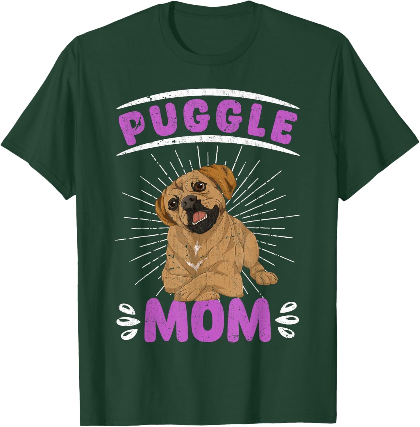 Dog Lover Puggle Mom Dog Owner Mothers Day Pet Owner Puggle T-Shirt - T-Shirt | Forest