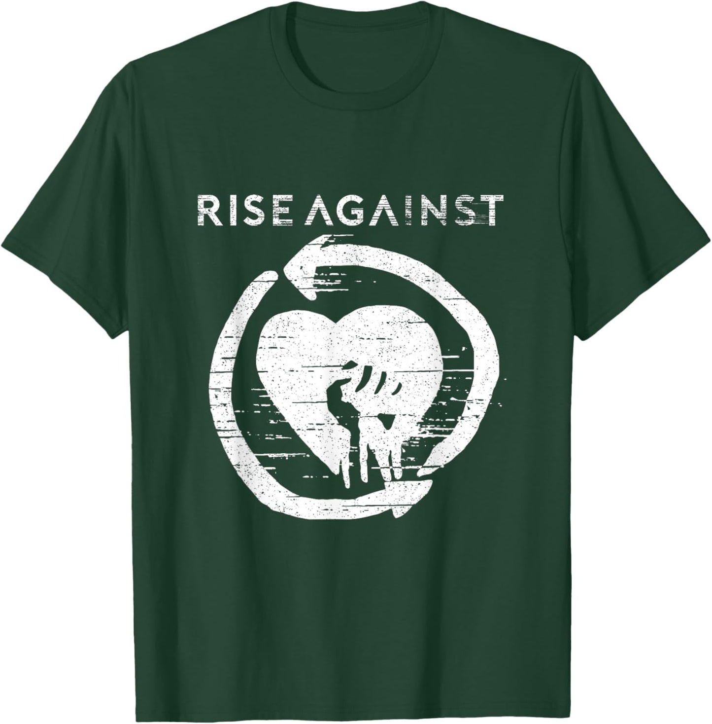 Rise Against - Official Merchandise - New Heartfist Small T-Shirt - T-Shirt | Forest