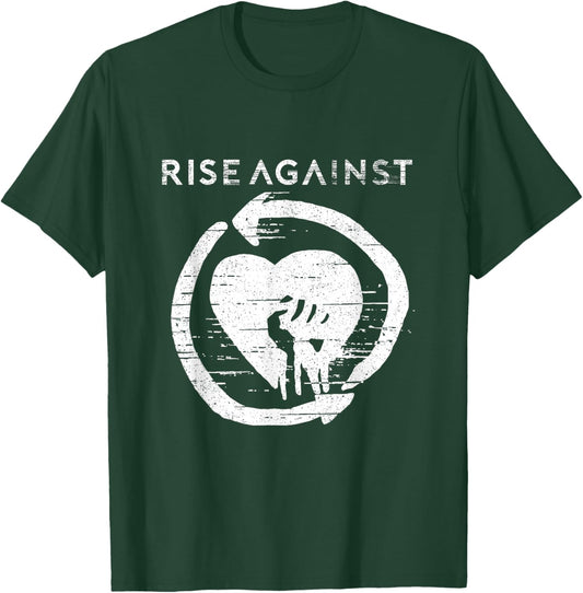 Rise Against - Official Merchandise - New Heartfist Small T-Shirt - T-Shirt | Forest
