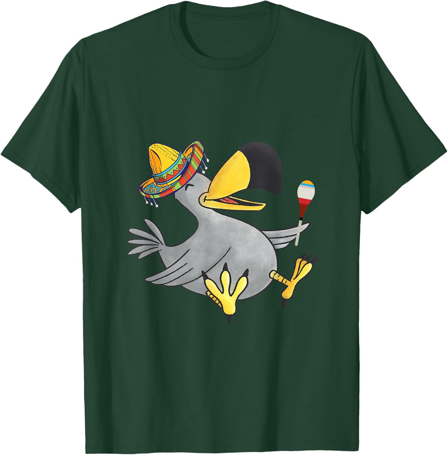 Dodo Bird Sombrero Costume Mexico Cinco De Mayo Fiesta T-Shirt - T-Shirt | Forest