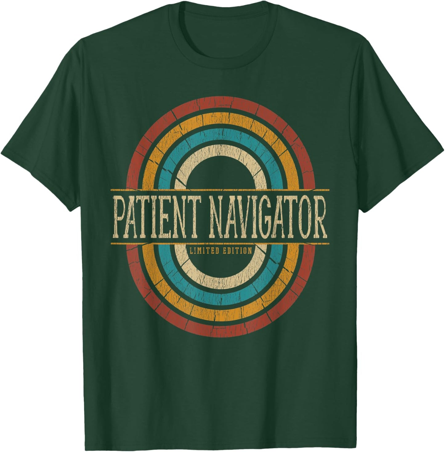 Patient Navigator Vintage Retro T-Shirt - T-Shirt | Forest