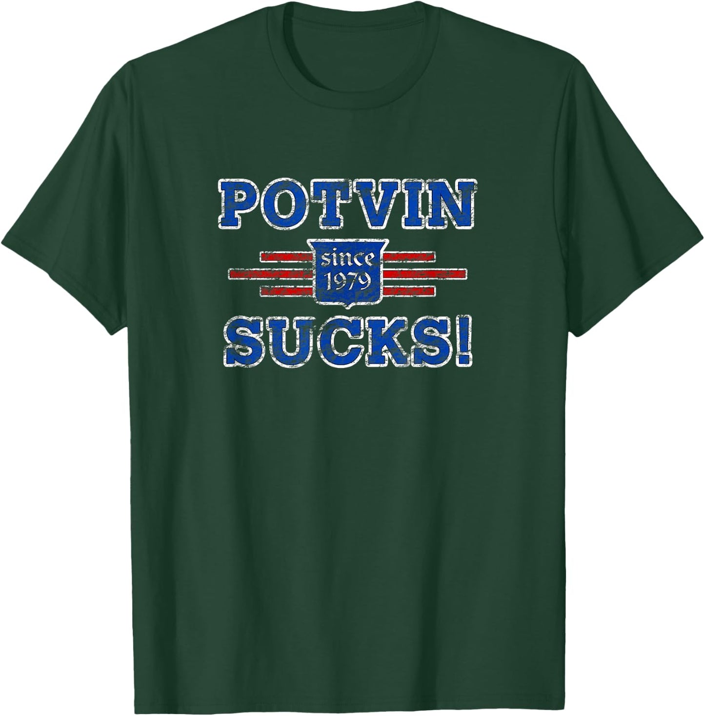 Potvin Sucks 1979 Vintage New York T-Shirt - T-Shirt | Forest