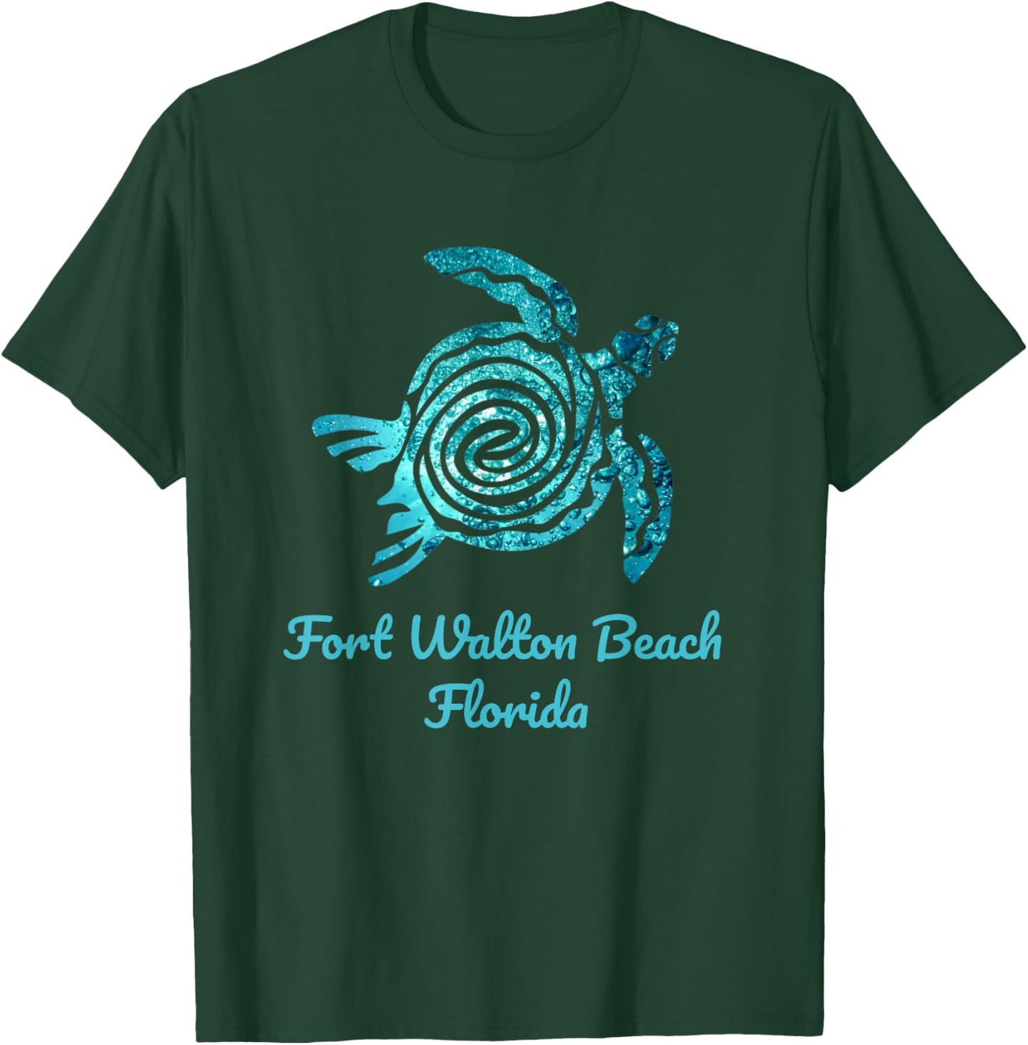 Marine Biology Fort Walton Beach, FL Save The Sea Turtle Men Women Kids T-Shirt - T-Shirt | Forest