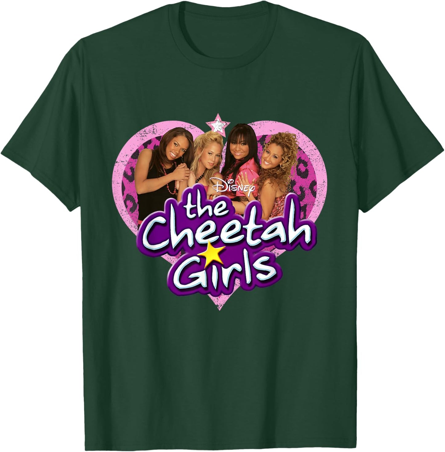 Disney Channel The Cheetah Girls Characters and Logo Small T-Shirt - T-Shirt | Forest