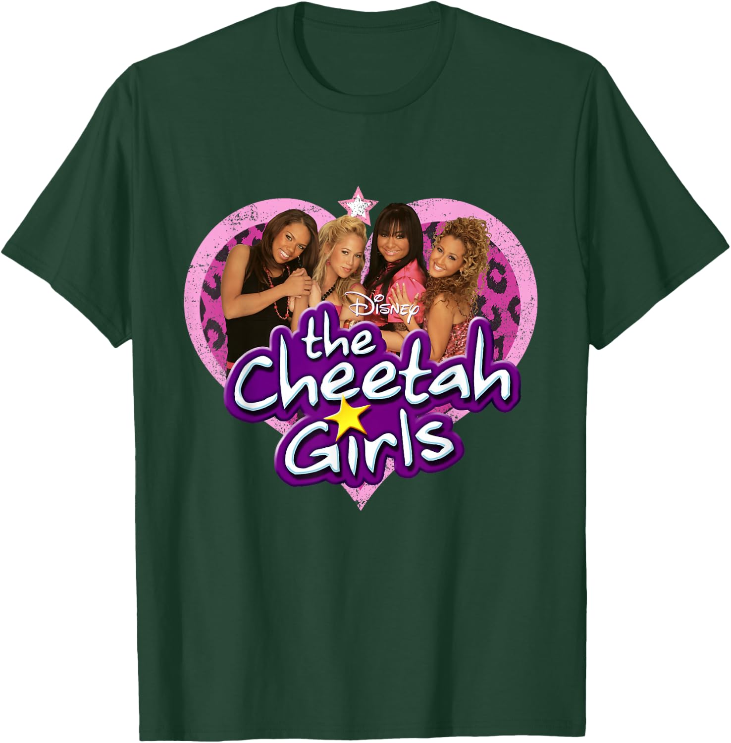 Disney Channel The Cheetah Girls Characters and Logo Small T-Shirt - T-Shirt | Forest