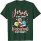Jesus Is My Savior Crocheting Is My Therapy Jesus Christian T-Shirt - T-Shirt | Forest