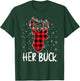 Her Buck His Doe Reindeer Xmas Matching Couples Christmas T-Shirt - T-Shirt | Forest