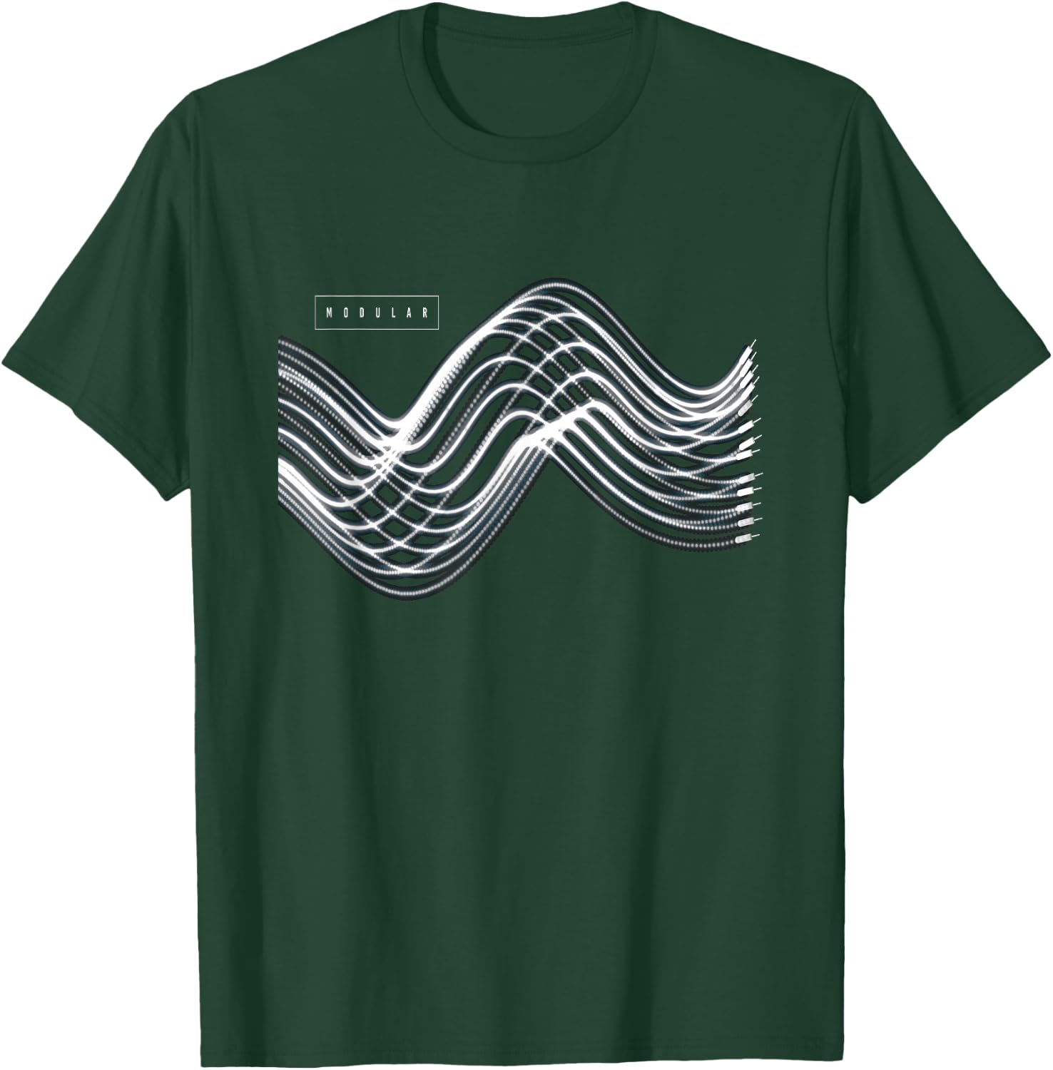 Modular Synthesizer I Synth Synthesizer DJ Festival Retro T-Shirt - T-Shirt | Forest