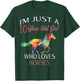 I'm Just A 10 Year Old Girl Who Loves Horses Birthday T-Shirt - T-Shirt | Forest