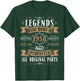 Legends Born in 1958 67th Birthday 67 Years Old Bday Men T-Shirt - T-Shirt | Forest
