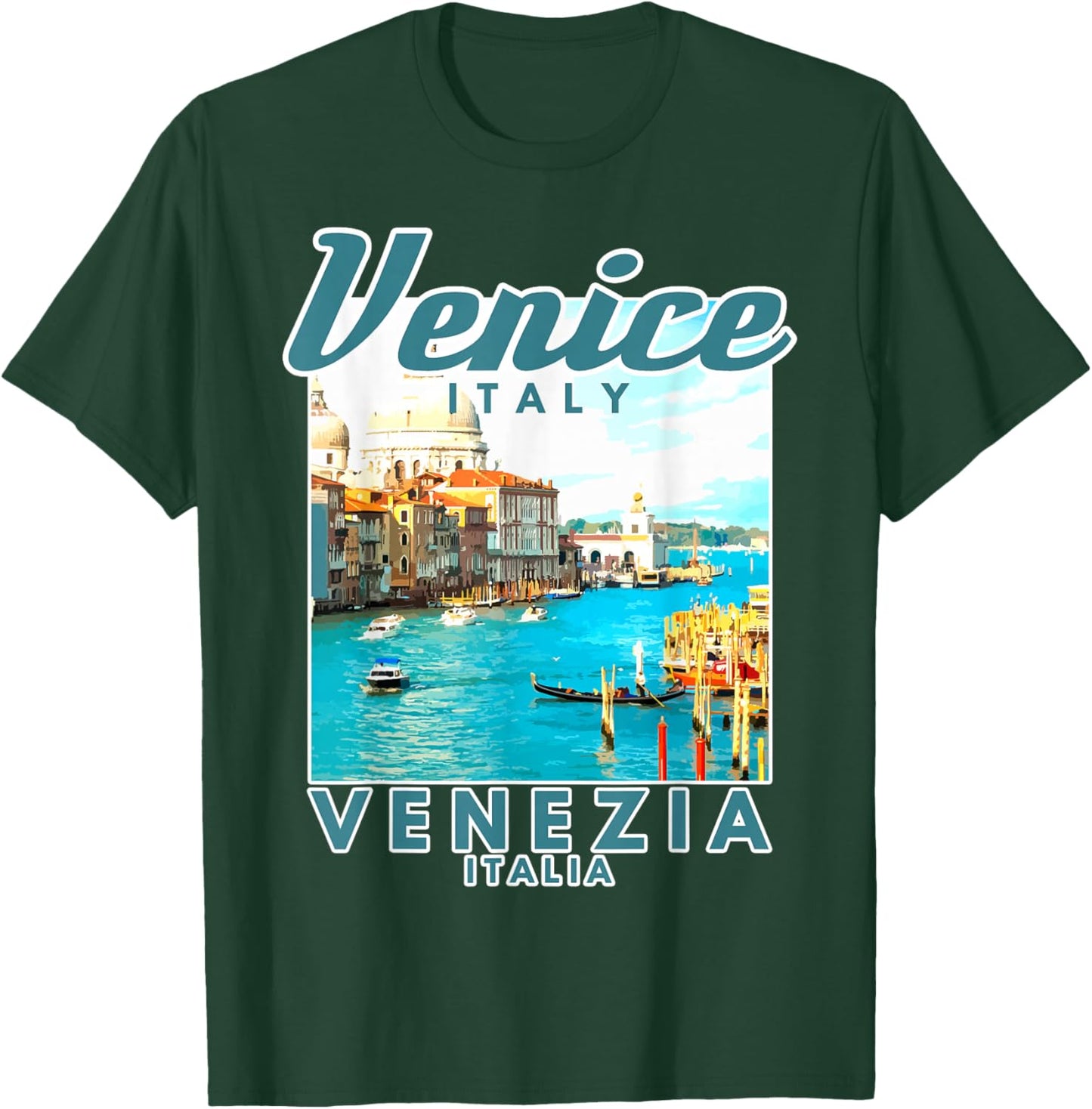 Venice Italy Venezia Italia Italian Souvenir T-Shirt - T-Shirt | Forest