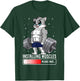 Funny Cat Weightlifting Gym Fitness Workout Lover Women Men T-Shirt - T-Shirt | Forest