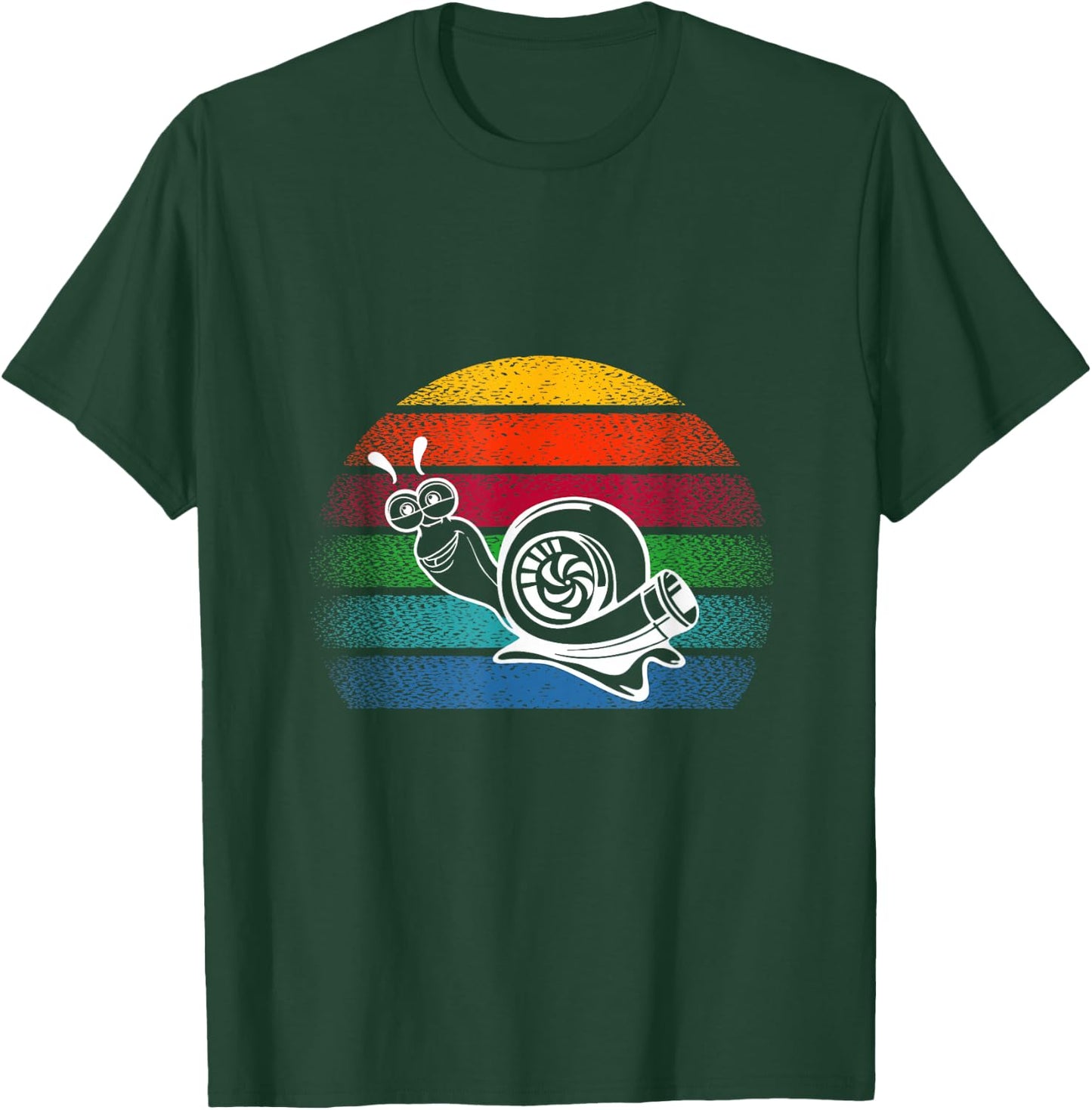 Turbo Snail Boost Racing Team Car Engine Steam Punk Style T-Shirt - T-Shirt | Forest