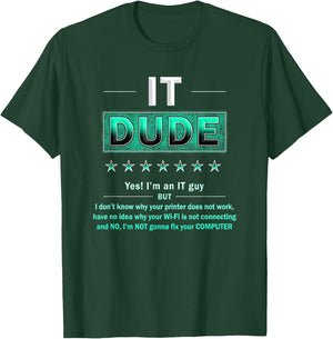 Software Programmer Nerd Shirt I Will Not Fix Your Computer T-Shirt - T-Shirt | Forest