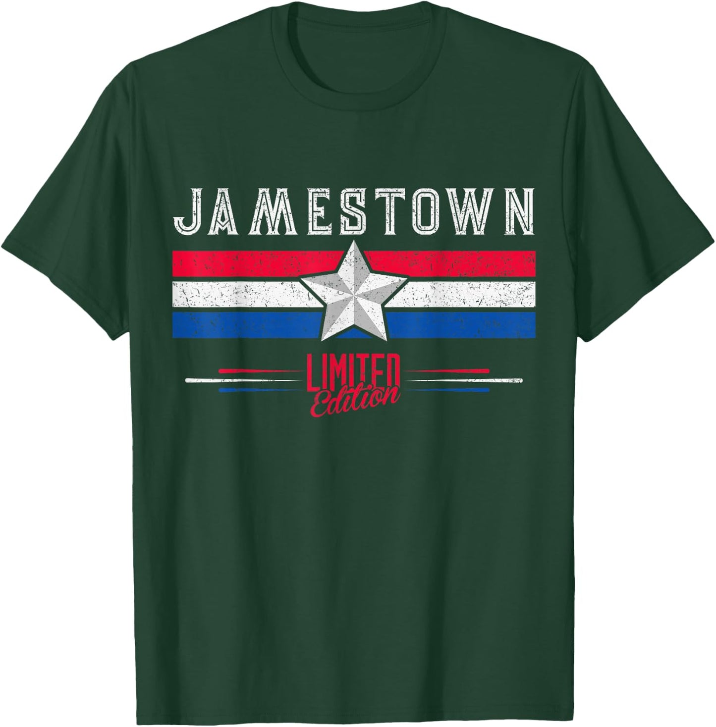 Jamestown Retro Vintage Shirt Gift Women Men Kids T-Shirt - T-Shirt | Forest