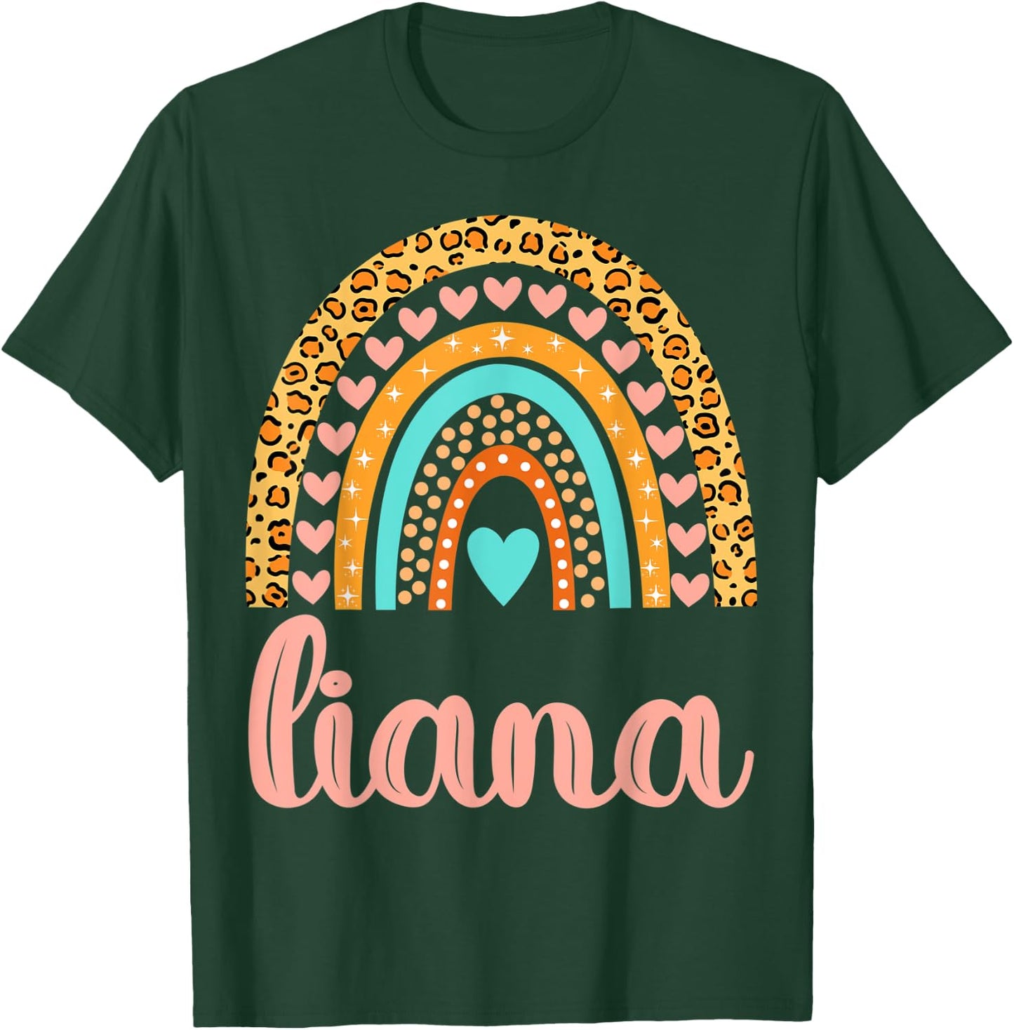 Liana Liana Name Birthday Shirt Gift T-Shirt - T-Shirt | Forest
