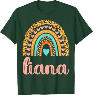 Liana Liana Name Birthday Shirt Gift T-Shirt - T-Shirt | Forest