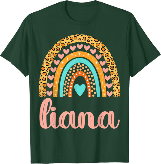 Liana Liana Name Birthday Shirt Gift T-Shirt - T-Shirt | Forest