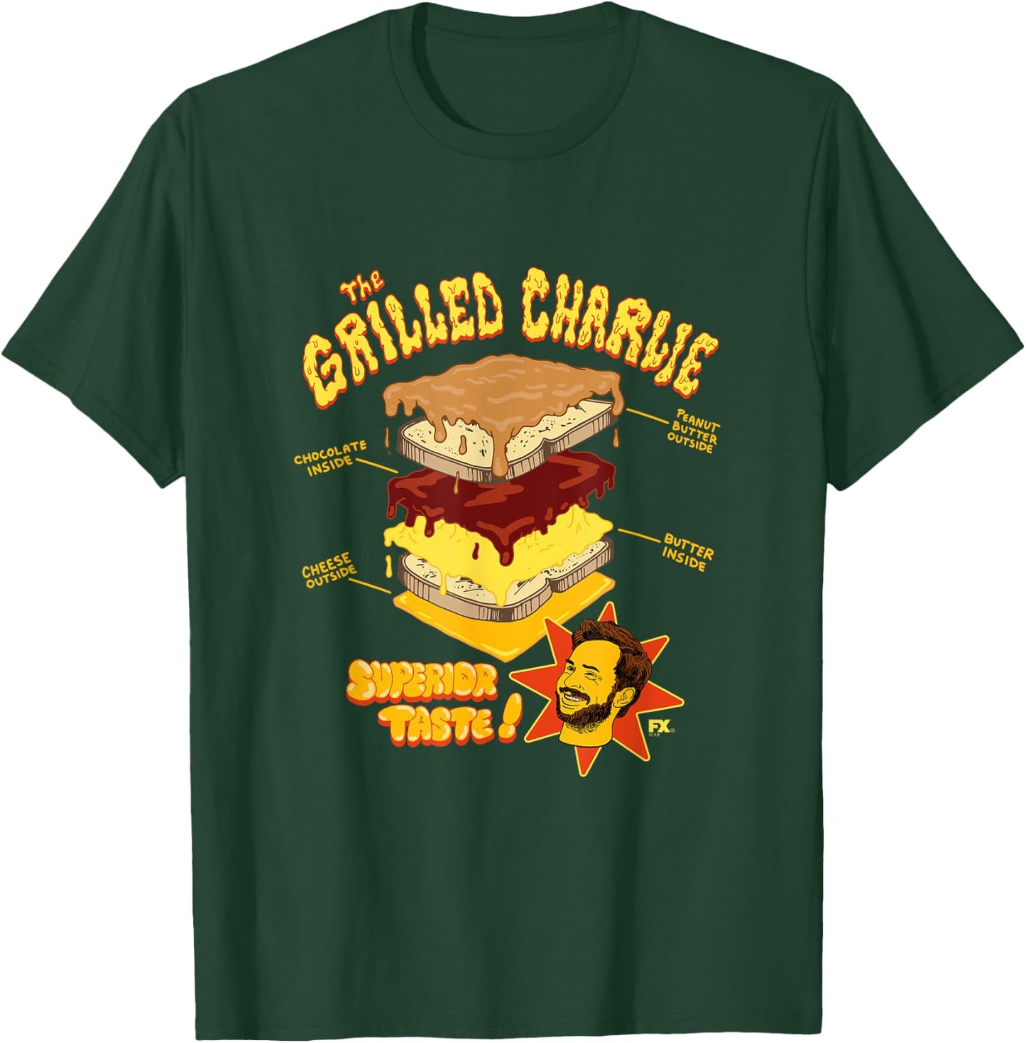 It's Always Sunny in Philadelphia Grilled Charlie T-Shirt - T-Shirt | Forest
