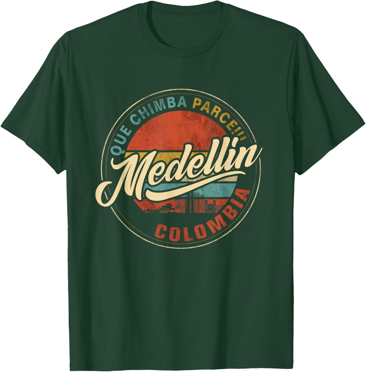Que Chimba Parce Medellin Bandera Antioquia Colombia Paisa T-Shirt - T-Shirt | Forest