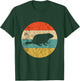 Rodent Retro Vintage Sunset Marmot Ground Squirrel Rodent T-Shirt - T-Shirt | Forest