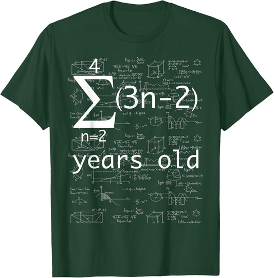 Funny Math Geek 21st Birthday 21 Years Old Shirt Her T-Shirt - T-Shirt | Forest