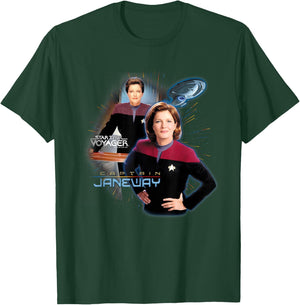Star Trek Captain Janeway T-Shirt - T-Shirt | Forest