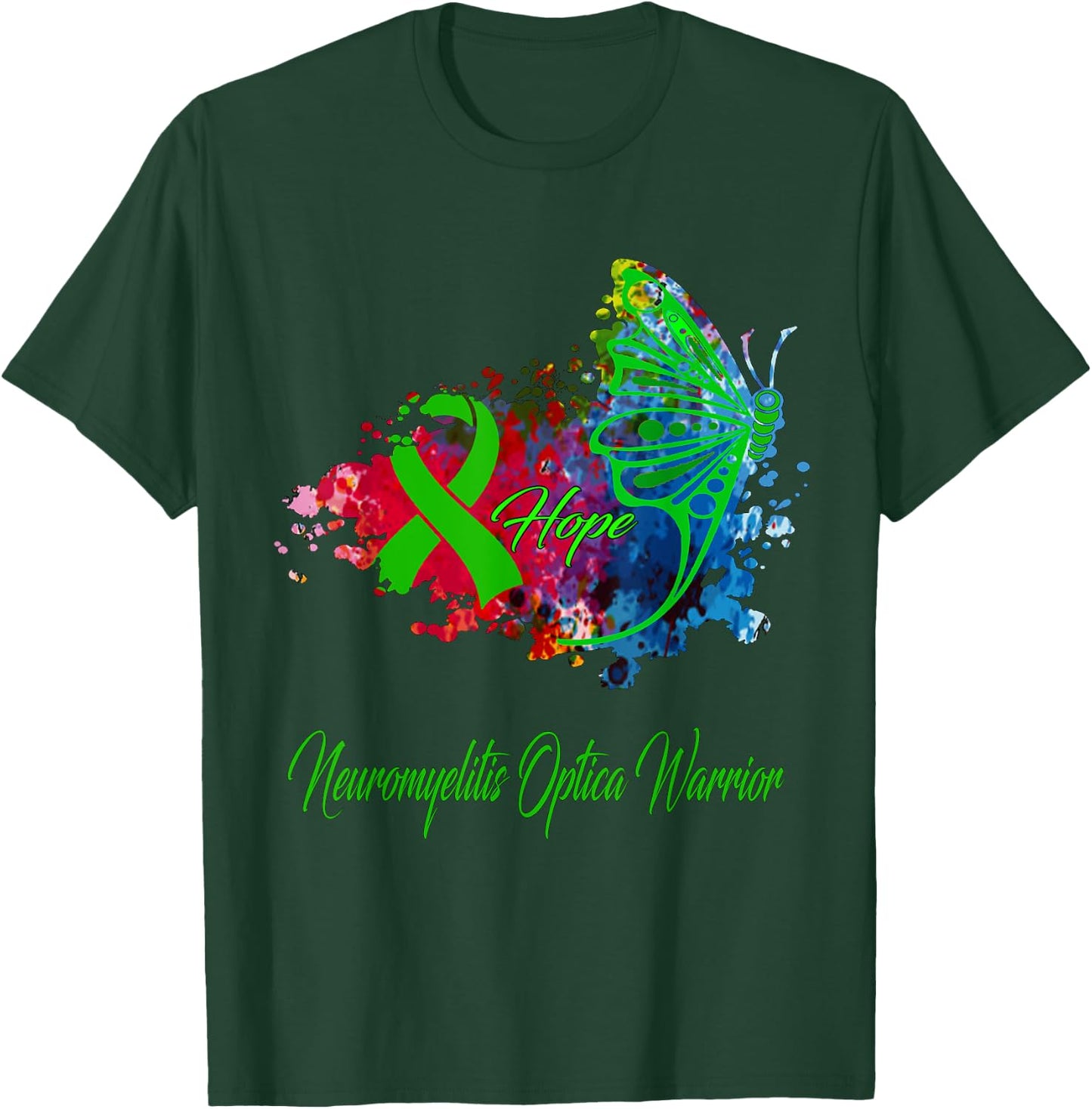 neuromyelitis optica Awareness T-Shirt - T-Shirt | Forest