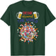 Funny Drinking Travelling Party Gift Drink Around The World T-Shirt - T-Shirt | Forest