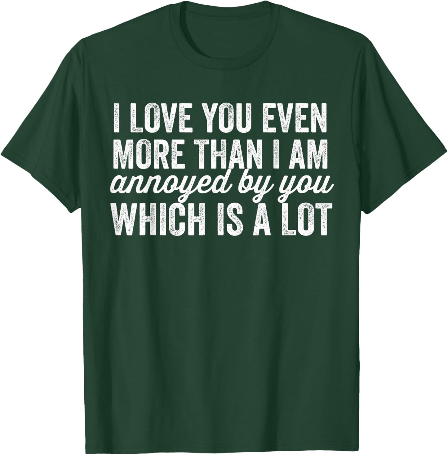 Funny Matching Couples Husband Wife Annoyed Annoying T-Shirt - T-Shirt | Forest