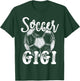 Soccer Gigi Women Family Matching Team Player Soccer Ball T-Shirt - T-Shirt | Forest