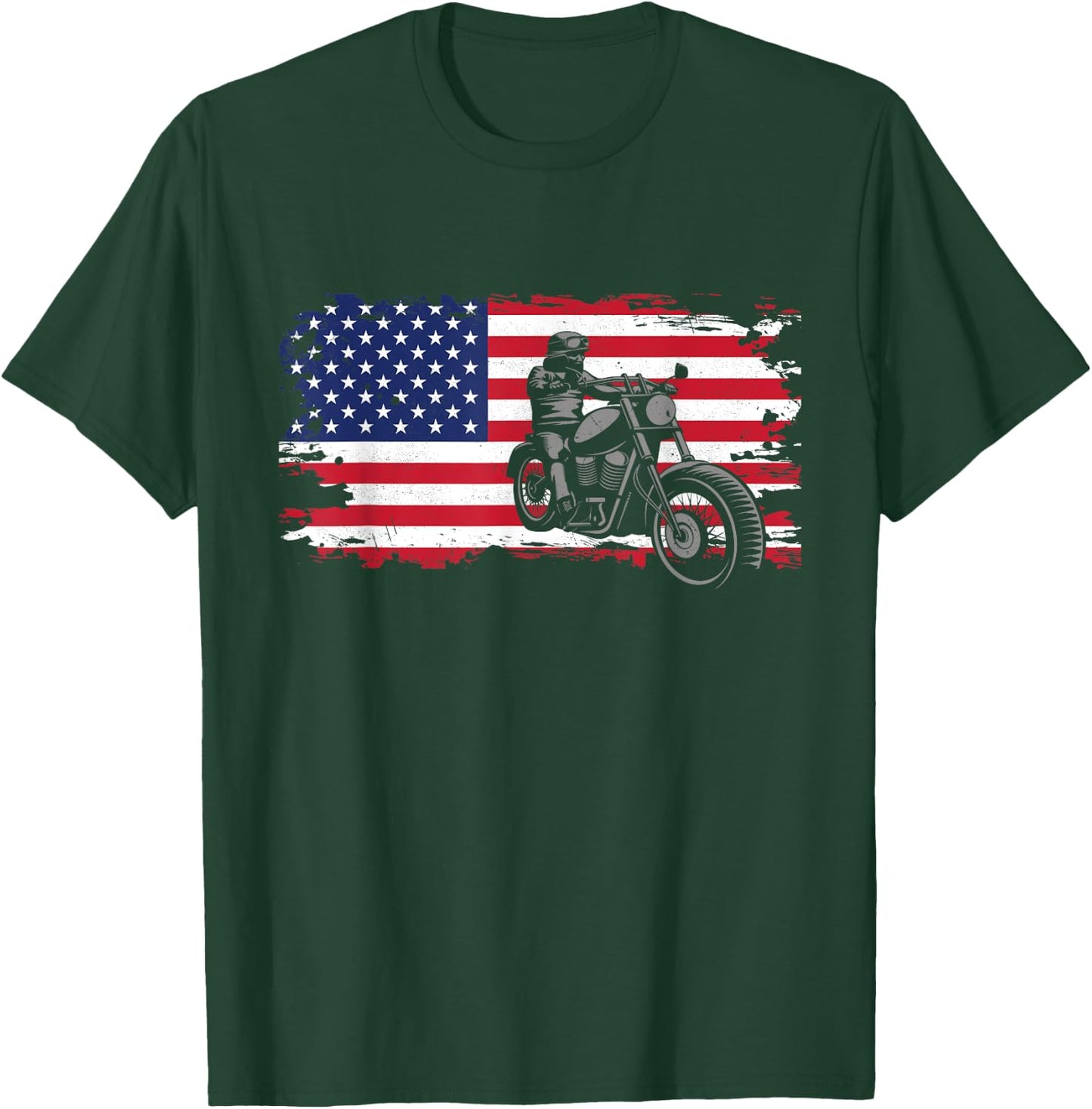 Motorcycle Clothing for Bikers -Adults Black Motorcycling Modern Letter Print Small Classic Fit Cotton 60% Polyester 40% Short Sleeve Machine Wash Spring, Summer 1 Count T-Shirt - T-Shirt | Forest
