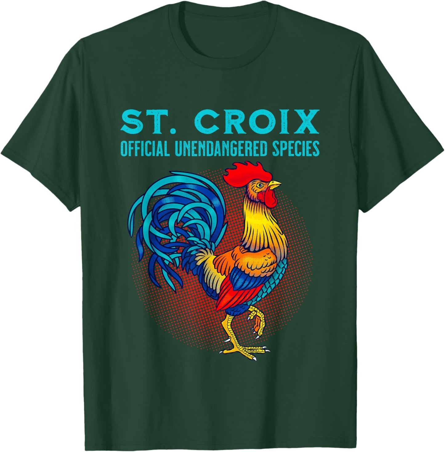Saint Croix Official Unendangered Species Souvenir T-Shirt - T-Shirt | Forest