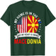Macedonian American Patriot Heart is from Macedonia Flag T-Shirt - T-Shirt | Forest