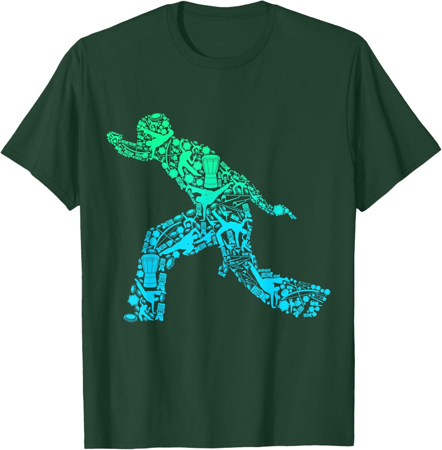 Capoeira Ginga Boys Children Men T-Shirt - T-Shirt | Forest