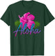 Hawaii Aloha Hibiscus Hawaiian Islands Surfer Souvenir T-Shirt - T-Shirt | Forest
