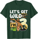 3 Year Old Zoo Birthday Safari Jungle Animal 3rd B-Day T-Shirt - T-Shirt | Forest