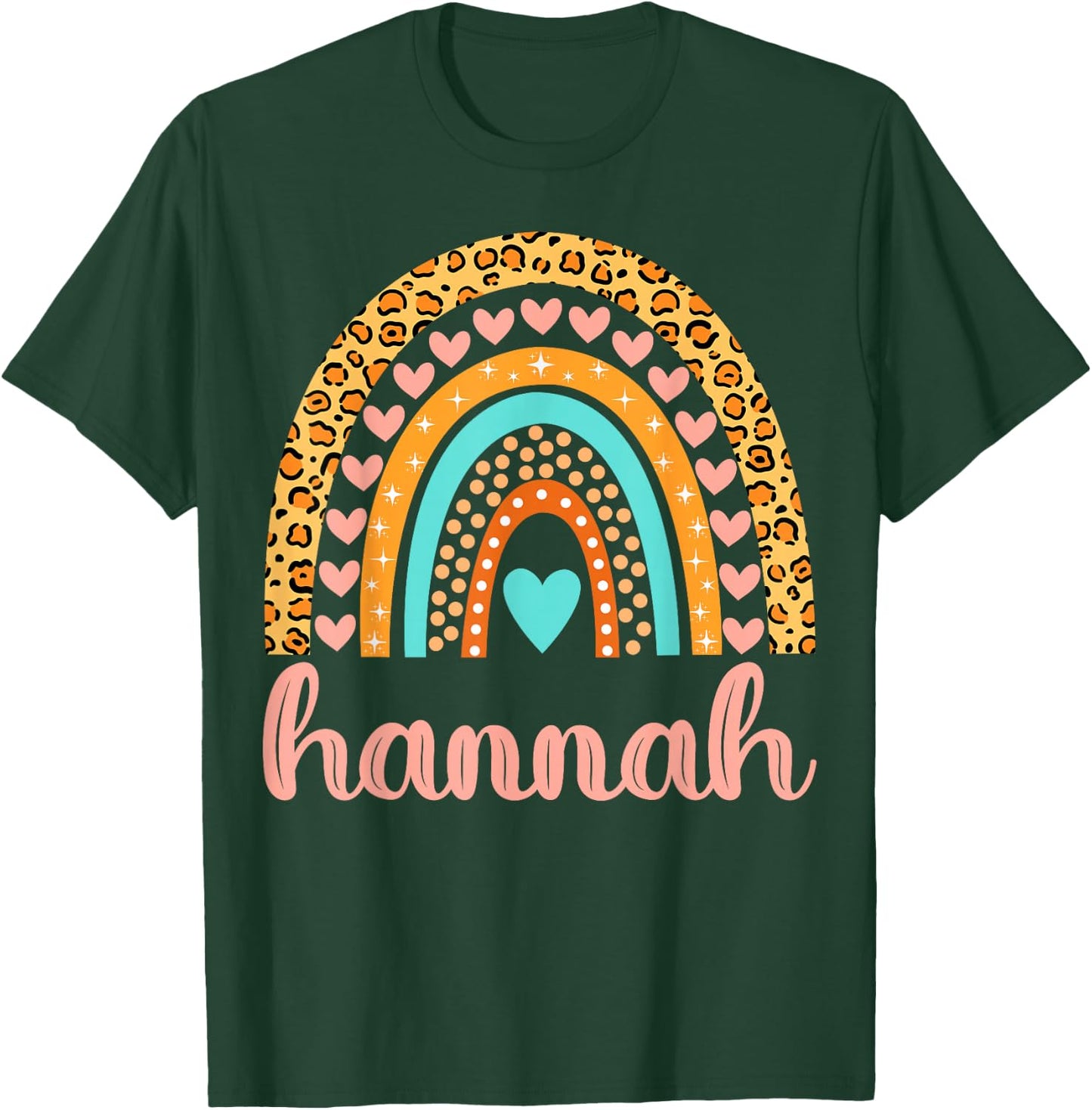 Hannah Hannah Name Birthday Shirt Gift T-Shirt - T-Shirt | Forest